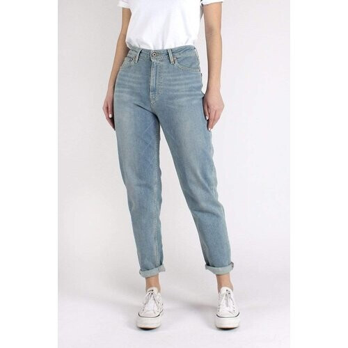 Kuyichi dames vegan Jeans Nora Loose Tapered Denim Blauw Tweedehands