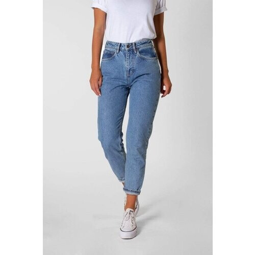Kuyichi dames vegan Jeans Nora Loose Tapered Lichtblauw Tweedehands