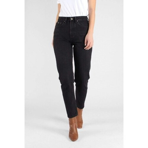 Kuyichi dames vegan Jeans Nora Loose Tapered Vintage Zwart Tweedehands