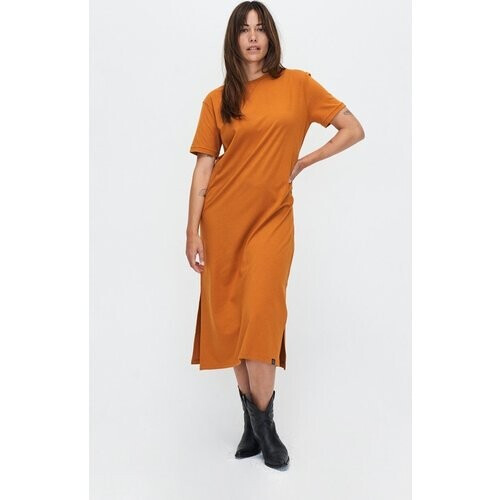 Kuyichi dames vegan Jurk Brandy Inca Desert Oranje Tweedehands