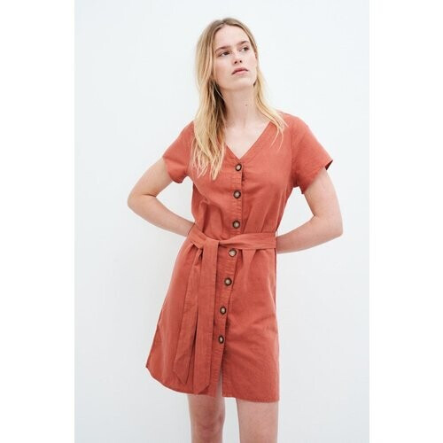 Kuyichi dames vegan Jurk Ella Brick Tweedehands