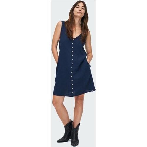 Kuyichi dames vegan Jurk Stella Donker Marineblauw Tweedehands