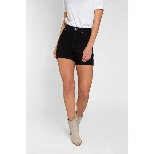 Kuyichi dames vegan Kort Demi Zwart Tweedehands