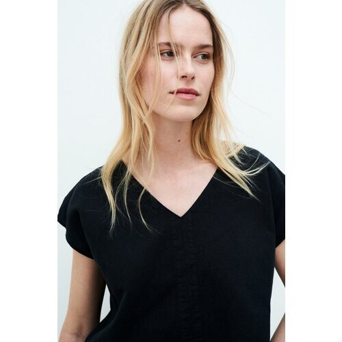 Kuyichi dames vegan Top Emily Zwart Tweedehands