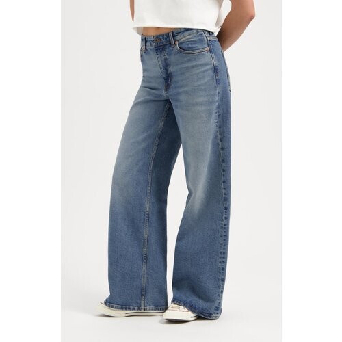 Kuyichi dames vegan Wide Leg Jeans Harper Starlit Indigo Tweedehands