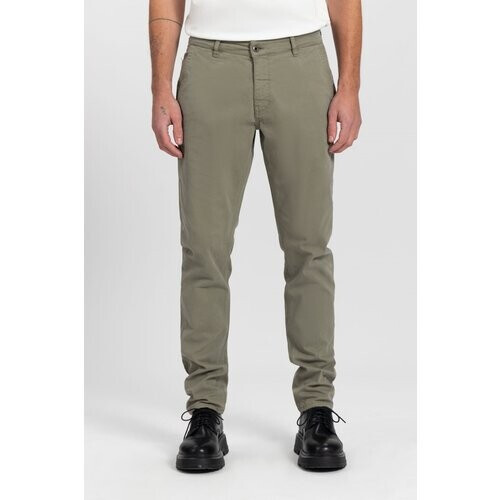 Kuyichi mannen vegan Chino Dexter Legergroen Tweedehands