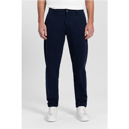 Kuyichi mannen vegan Chinobroek Darren Donker Marineblauw Tweedehands