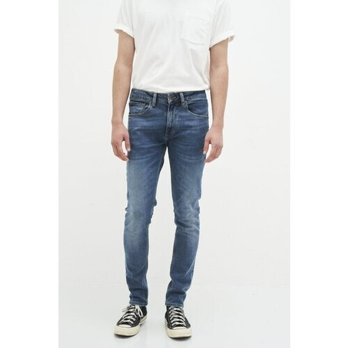 Kuyichi mannen vegan Jeans Kale Skinny Blauw Tweedehands
