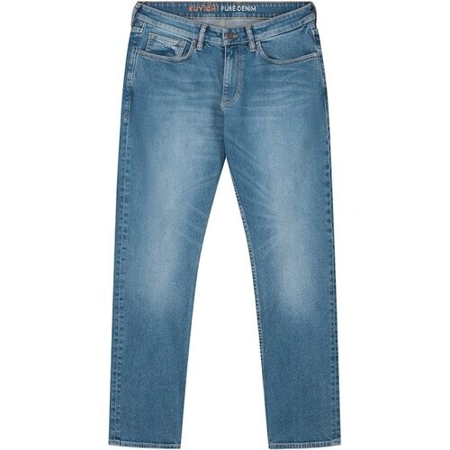 Kuyichi mannen vegan Jeans Scott Regular Daytona Blauw Tweedehands