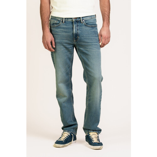 Kuyichi mannen vegan Jeans Scott Regular Foundry Blue Tweedehands