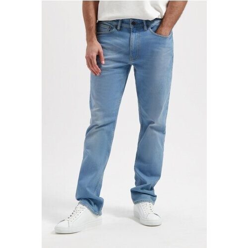 Kuyichi mannen vegan Jeans Scott Regular Oceaanblauw Tweedehands