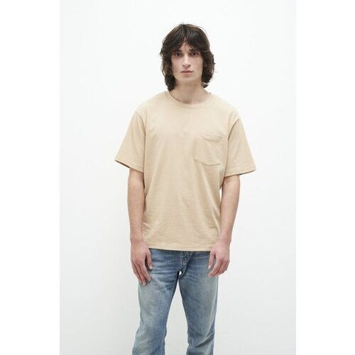 Kuyichi mannen vegan Liampo T-Shirt Zand Tweedehands