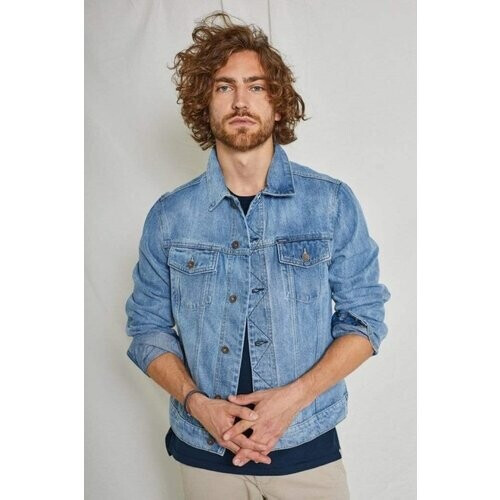 Kuyichi mannen vegan Spijkerjas Bourne Vintage Lichtblauw Tweedehands