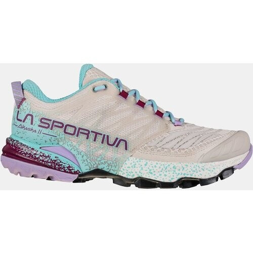 La Sportiva Akasha II Trailschoen Dames Wit/Lichtblauw Tweedehands