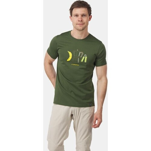 La Sportiva Breakfast T-Shirt M Donkergroen Tweedehands