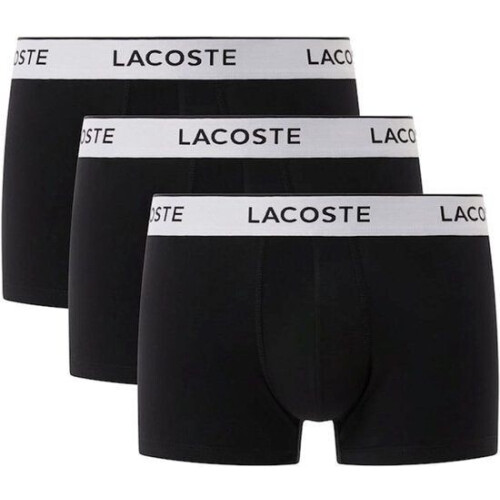 Lacoste heren 3P boxers - stretchkatoen - zwart (3-pack)