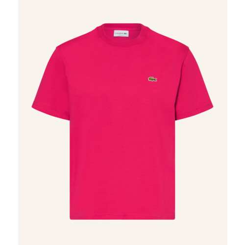 Lacoste T-shirt - Classic Fit - Ronde hals - Roze (4XL)