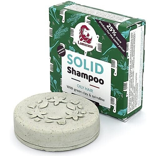 Lamazuna Shampoo Blok - Spirulina & Groene Klei Tweedehands