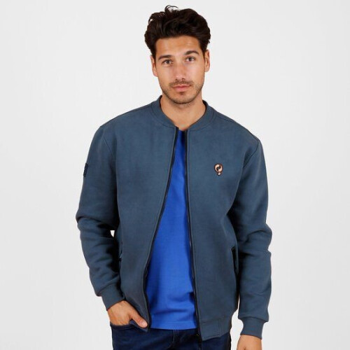 Landgraaf DLX - Heren Vest - Ronde hals - Denimblauw Marine - Maat S Tweedehands