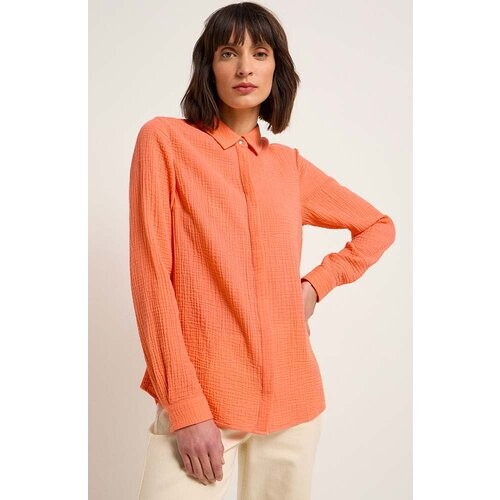 Lanius dames vegan Blouse Structure Coral