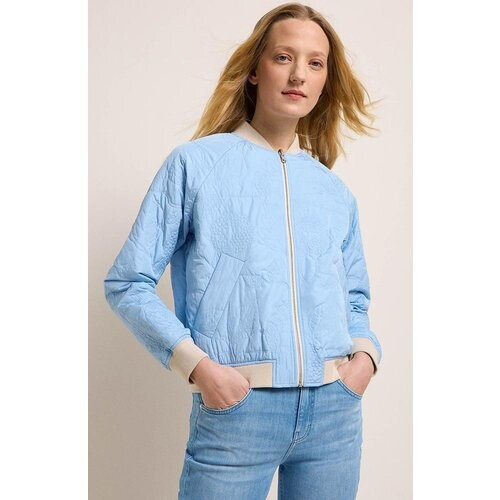 Lanius dames vegan Bomberjack Blauw Beige