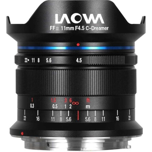 Laowa 11mm F4.5 FF RL - Prime Lens - 126° kijkhoek - Canon RF - Zwart