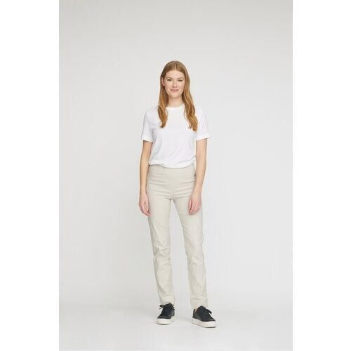 LAURIE dames vegan Broek Betty Regular Ml Grey Sand Tweedehands