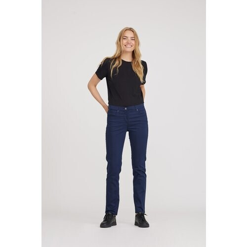 LAURIE dames vegan Broek Charlotte Regular Ml Marineblauw Tweedehands