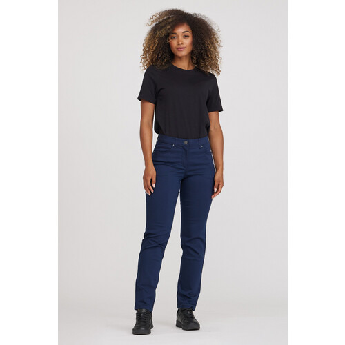 LAURIE dames vegan Broek Charlotte Regular Sl Marineblauw Tweedehands