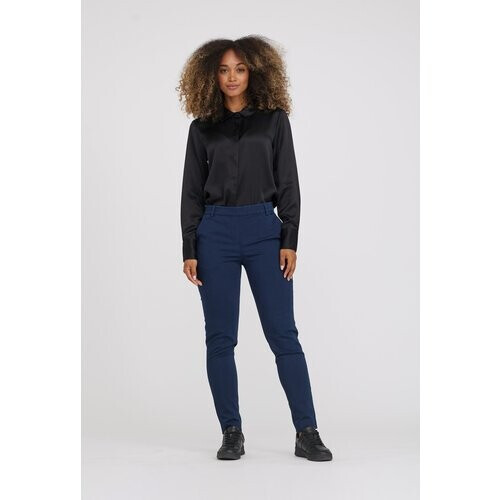LAURIE dames vegan Broek Fanny Slim Sl Marineblauw Tweedehands