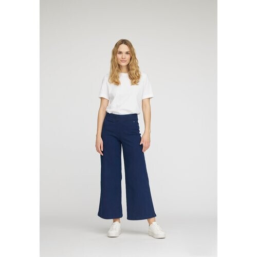 LAURIE dames vegan Broek Serene Loose Xsl Donkerblauw Denim Tweedehands