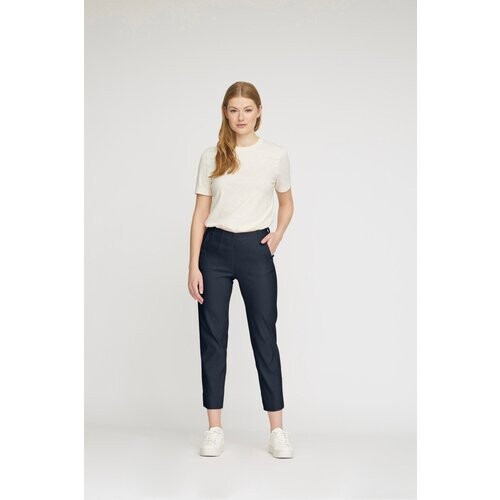 LAURIE dames vegan Broek Taylor Regular Crop Marineblauw Tweedehands