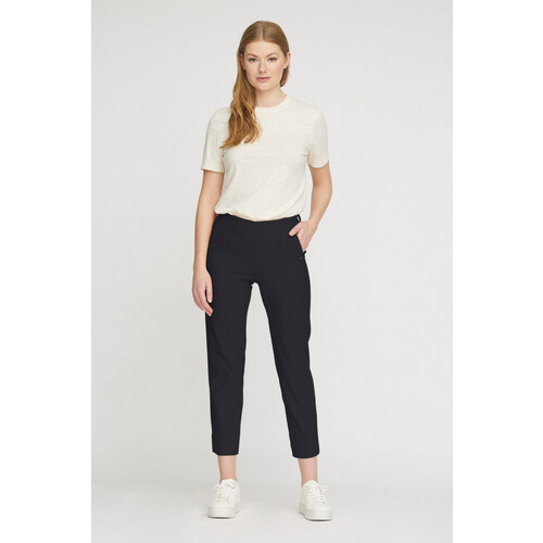 LAURIE dames vegan Broek Taylor Regular Crop Zwart Tweedehands