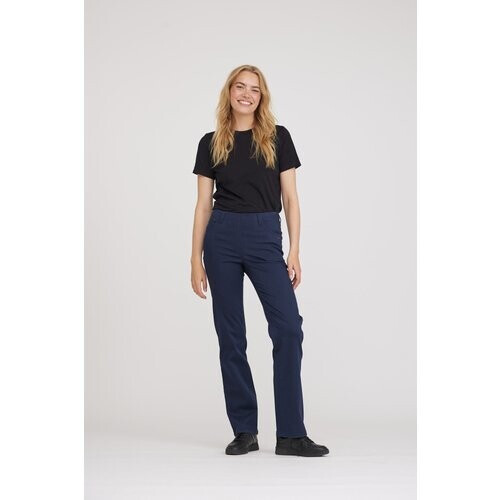 LAURIE dames vegan Broek Tracy Recht Ml Marineblauw Tweedehands