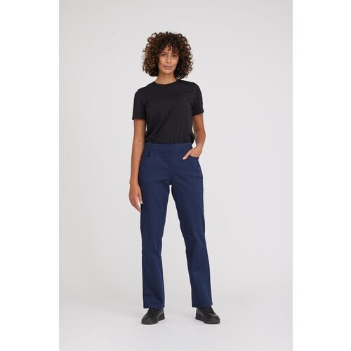 LAURIE dames vegan Broek Violet Relaxed Middellange Marine Tweedehands