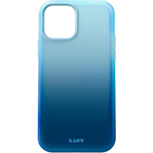LAUT Huex - Back Cover - Geschikt voor iPhone 12 en 12 Pro - Blauw