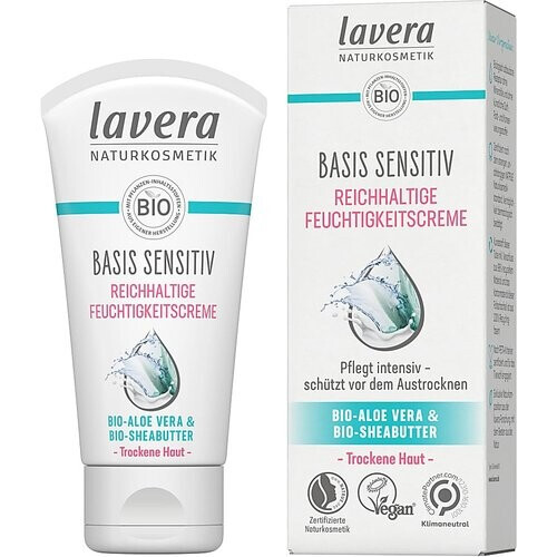 Lavera Basis Sensitive Rich Moisturizing Cream Tweedehands