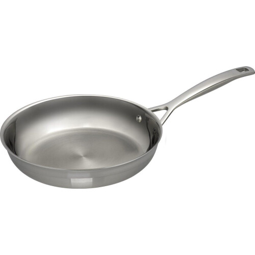Le Creuset Magnetik Koekenpan -Ø 24 cm - RVS - Grijs Tweedehands