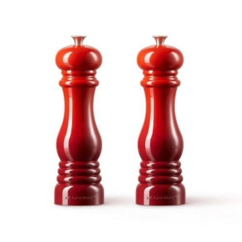 Le Creuset - Peper- en Zoutmolen Set - Keramisch maalmechanisme - Kersenrood 21 cm