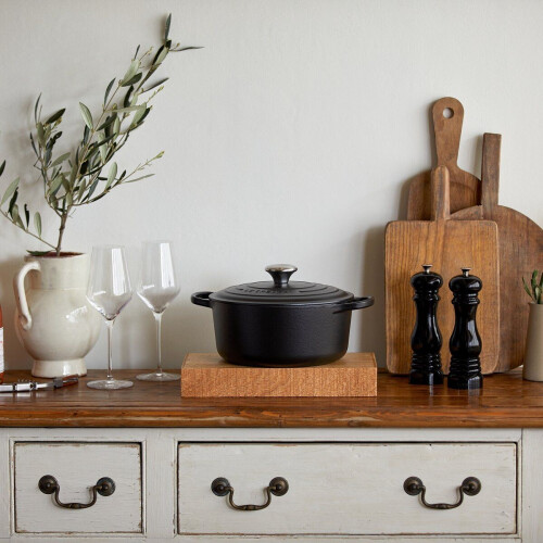 Le Creuset Signature Braadpan - 24 cm - 4,2 l - Zwart