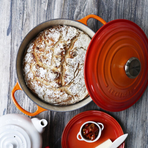 Le Creuset Signature Braadpan - 4,2 l - 24 cm - Kersenrood
