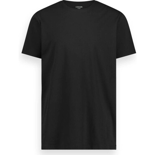 LEBASQ - Miles'T-shirt voor heren - Crew Neck - Extra lang - Zwart - L (3-pack) Tweedehands