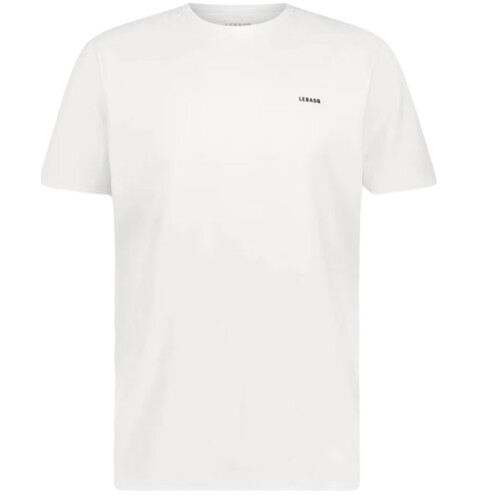 LEBASQ Parker Crew T-Shirt - Casual T-Shirt - 100% katoen - Maat M - Wit