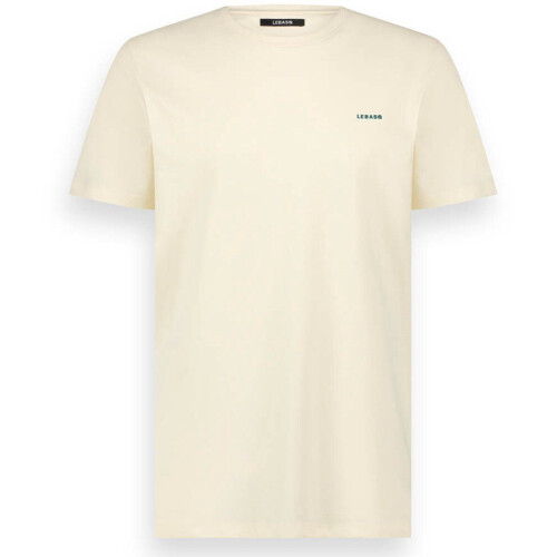LEBASQ The Baker - T-shirt - Korte mouw - Biologisch katoen - Gebroken wit - L Tweedehands