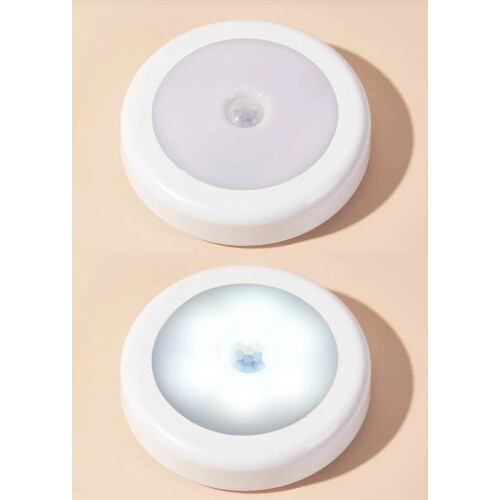 SGD LED Lamp - Draadloze Nachtlamp met Bewegingssensor - Compact 8×8×1,8 cm