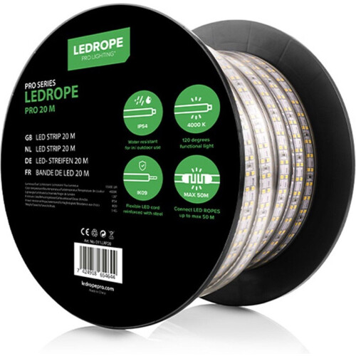 LEDROPE Pro Lichtslang 20 meter Tweedehands