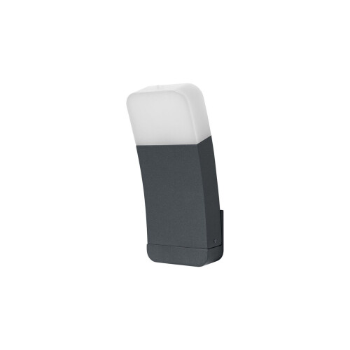 Ledvance Smart+ Wifi Wandlamp Curve - Buiten - 9W 520lm - IP44 - Donker Grijs - Dimbaar - RGBW