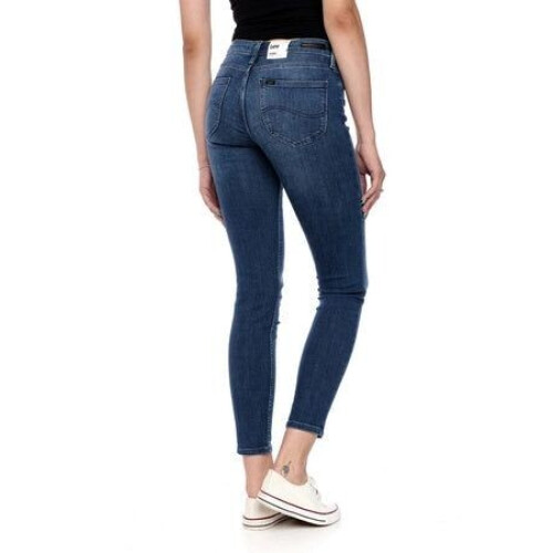 Lee Scarlett Slim Fit Jeans Donkerblauw– Maat W27/L31