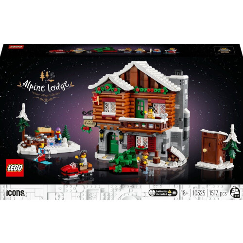 LEGO 10325 - Icons Skihut Modelhuis - 3 verdiepingen - 1517 onderdelen