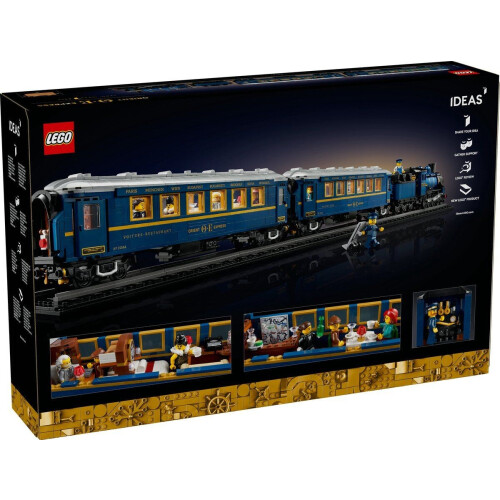LEGO Ideas - Oriënt-Express 21344 - Displaymodel met 8 minifiguren Tweedehands